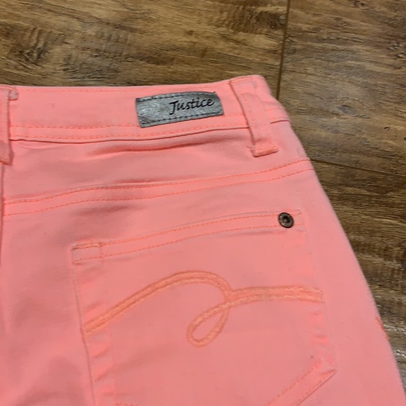 Neon justice jeans capris - Picture 7 of 8